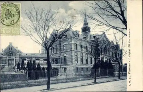 Ak Verviers Wallonien Lüttich, L'Hopital cote des hommes