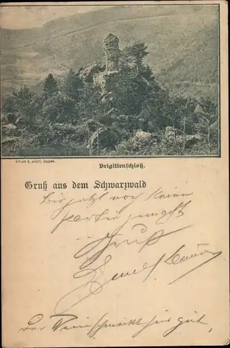 Ak Sasbachwalden im Schwarzwald, Brigittenschloss