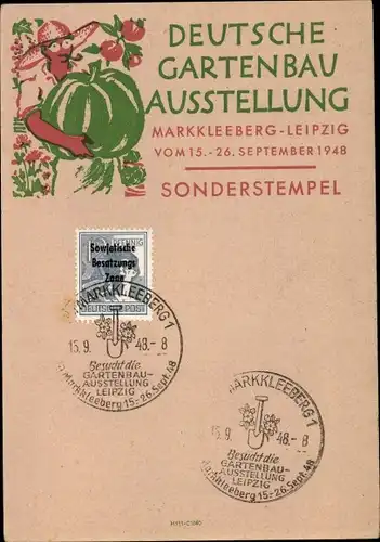 Ak Markkleeberg in Sachsen, Deutsche Gartenbauausstellung 1938, Leipzig