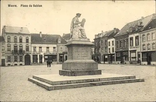 Ak Wavre Sainte Catherine Flandern Antwerpen, Place du Sablon