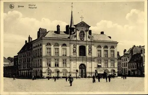 Ak Ypres Westflandern, L'Hôpital, Hospital, Krankenhaus