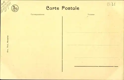 Ak Ypres Westflandern, L'Hôpital, Hospital, Krankenhaus