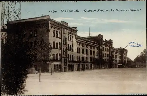 Ak Mainz am Rhein, Quartier Fayolle, nouveau bâtiment