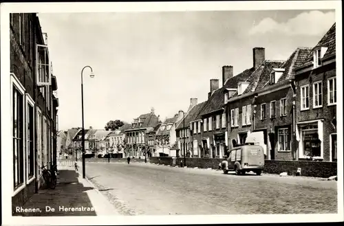 Ak Rhenen Utrecht, de Herenstraat