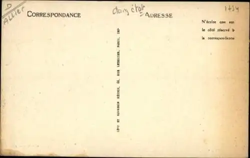 Ak Billy Allier, La Gare Billy-Marcenat