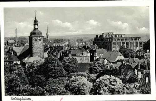 Ak Recklinghausen im Ruhrgebiet, Stadtansicht