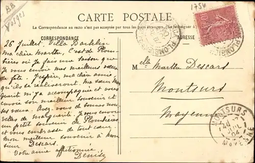 Ak Plombières les Bains Lothringen Vosges, Interieur du Bain Romain