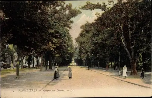 Ak Plombières les Bains Lothringen Vosges, Avenue des Dames