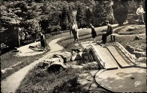 Ak Plombières les Bains Lothringen Vosges, Parc National, Le Golf miniature