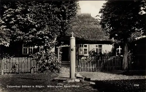 Ak Göhren auf Rügen, Mönchguter Bauernhaus