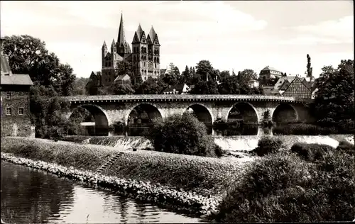 Ak Limburg an der Lahn, Lahnbrücke und Dom