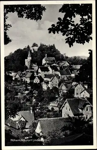 Ak Lindenfels im Odenwald Hessen, Teilansicht vom Ort