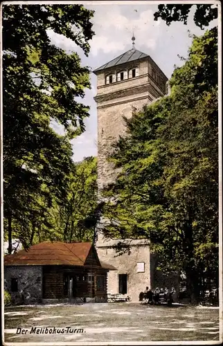 Ak Zwingenberg an der Bergstraße Südhessen, Melibokusturm, Malchen