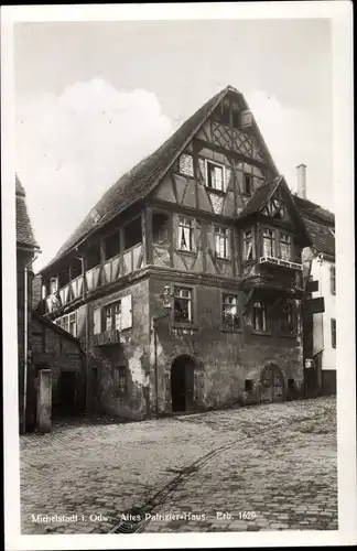 Ak Michelstadt im Odenwald, Altes Patrizier-Haus