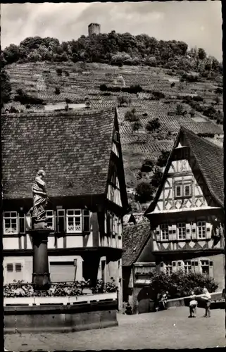 Ak Heppenheim an der Bergstraße, Am Markt