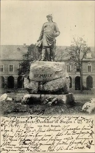 Ak Siegen in Westfalen, Bismarck Denkmal