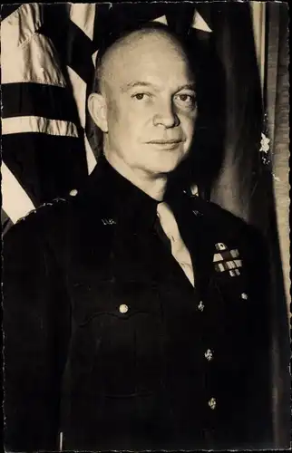 Ak Dwight D. Eisenhower, 34. Präsident der Vereinigten Staaten, Portrait