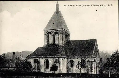 Ak Gargilesse Indre, L'Eglise