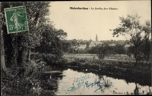 Ak Malesherbes Loiret, Le Jardin des Plantes