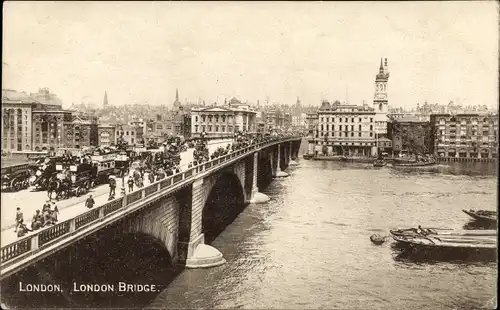 Ak London City England, London Bridge