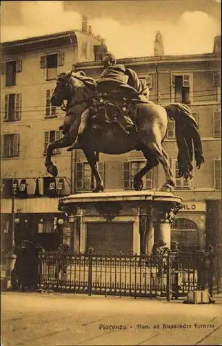 Ak Piacenza Emilia Romagna, Monumento Alessando Farnese