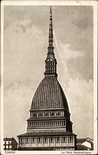 Ak Torino Turin Piemonte, La Mole Antonelliana