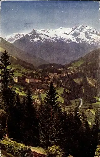 Ak Bad Gastein Badgastein in Salzburg, Ort vom Gamskar aus gesehen