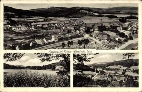 Ak Niederwürzbach Blieskastel im Saarland, Gesamtansicht