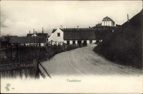 Ak Tisvildeleje Dänemark, Straßenansicht