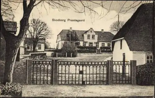 Ak Skodborg Schottburg Dänemark, Praestegaard