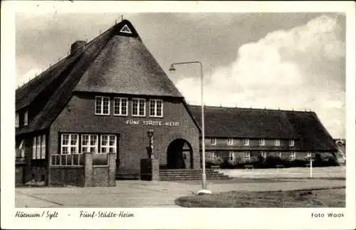 Ak Hörnum auf Sylt Nordfriesland, Fünf-Städte-Heim