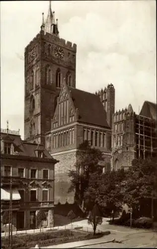 Ak Frankfurt an der Oder, Ansicht der Marienkirche