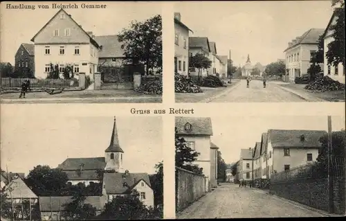 Ak Rettert Rheinland Pfalz, Handlung, Straßenpartie, Kirche