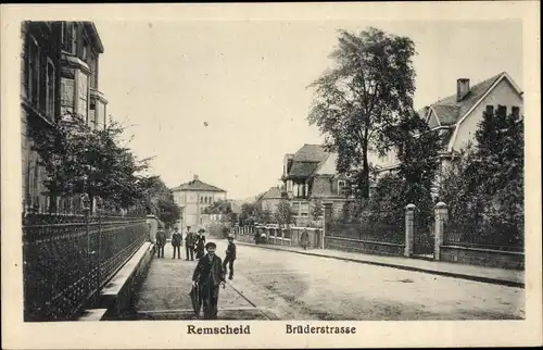 Ak Remscheid im Bergischen Land, Brüderstraße