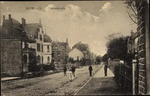 Ak Bitburg in der Eifel, Trierer Straße