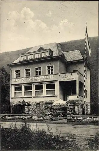 Ak Valwig an der Mosel, Einigs Weinstube