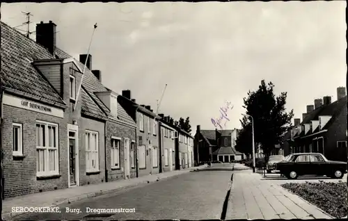 Ak Serooskerke Walcheren Zeeland Niederlande, Burg, Dregmansstraat