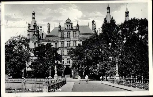 Ak Schwerin in Mecklenburg, Schloss, Südseite