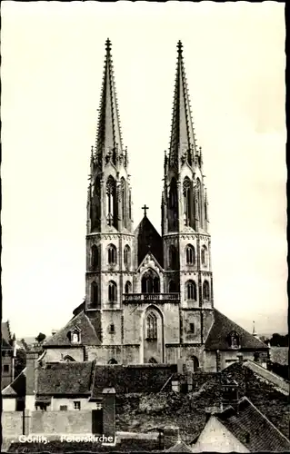 Ak Görlitz in der Lausitz, Peterskirche, Türme