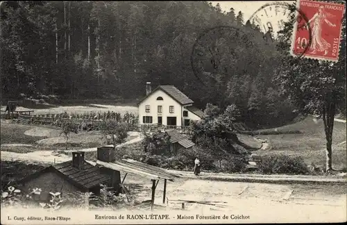 Ak Raon l'Étape Lothringen Vosges, Maison Forestiere de Coichot