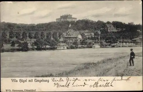 Ak Bredeney Essen im Ruhrgebiet, Villa Hügel