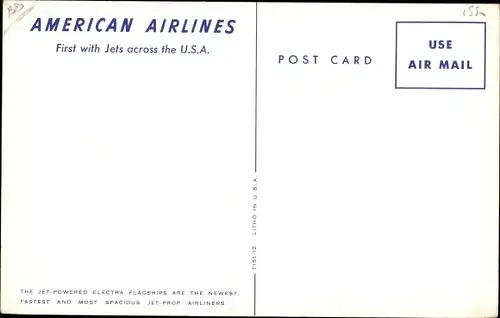 Ak Passagierflugzeug, American Airlines, Electra, N6101A
