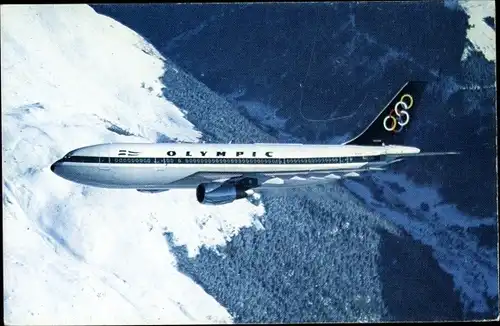 Ak Griechisches Passagierflugzeug, Olympic Airways, Airbus A 300
