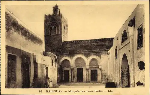 Ak Kairouan Tunesien, Mosquee des Trois Portes