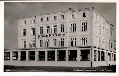 Foto Ak Norderney in Ostfriesland, Haus Daheim