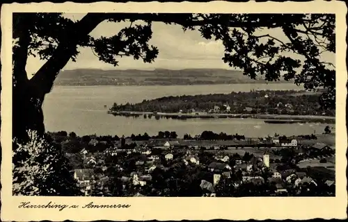 Ak Herrsching am Ammersee, Ortsansicht, Panorama