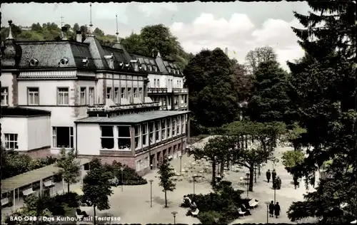 Ak Bad Orb in Hessen, Kurhaus mit Terrasse