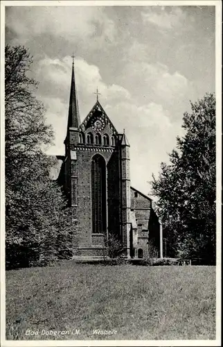 Ak Bad Doberan in Mecklenburg, Münster, Westseite