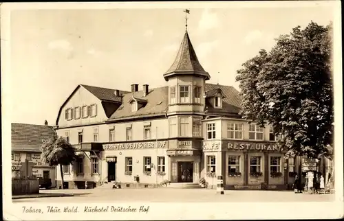 Ak Tabarz im Thüringer Wald, Kurhotel Deutscher Hof