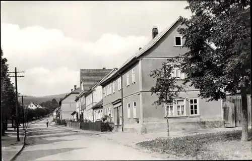 Ak Gräfenhain Krs. Gotha, Häuser in der Steigerstraße